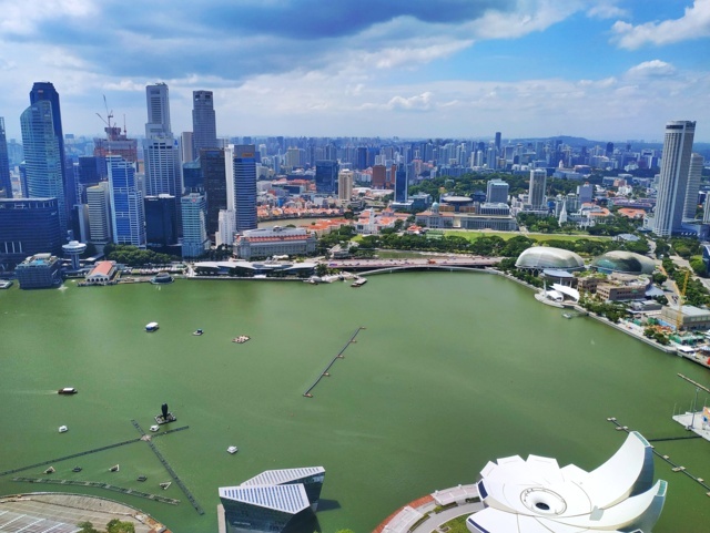 2- Bird’s Eye view of Singapore city (c) Aditya