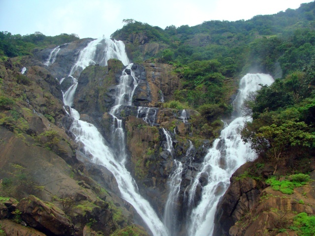 6- Dudhsagar Waterfall near Goa